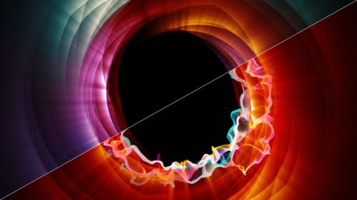 Hintergrund mit zwei abstrakten Streifen (2 Videos)