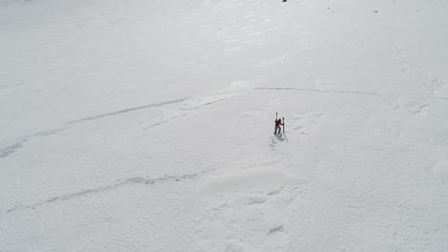 Skier Walking