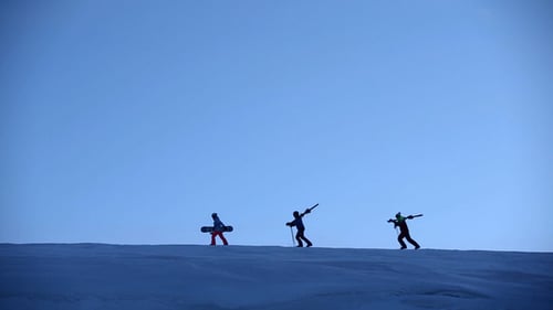 Walking With Skiers