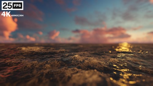 Flying Through Sea 03 4K