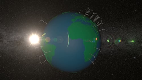 Clean Energy Production on the Earth 24 7 Loop