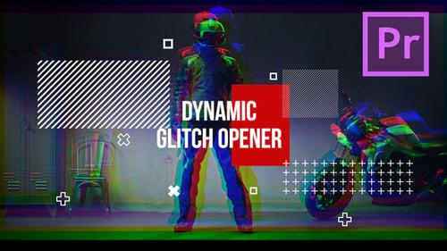 Modern Digital Glitch Intro for Fast-Paced Videos