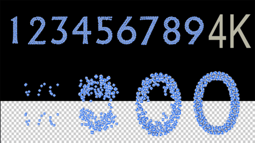 3d Balls Behance Numbers