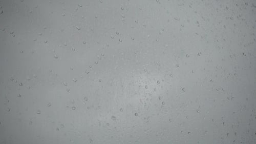 Rain Drops on Glass Window Background