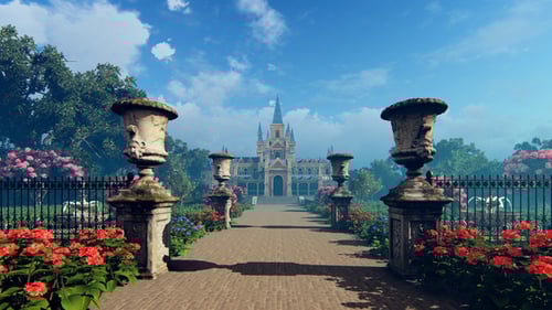 Royal Castle And Flower Park
