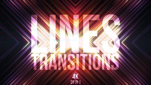 Dynamic Neon Light Streak Transitions Pack