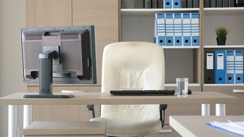 Empty Modern Office Before Everebody Arrives To Work