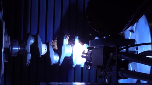 Plasma Spraying on a Rotating Shaft in a Milling Machine