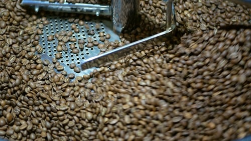 Coffee Beans Factory Mixing