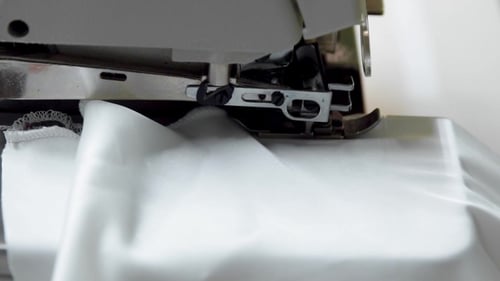 Sewing Machine Showing Process