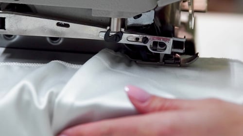 Sewing Machine Showing Process