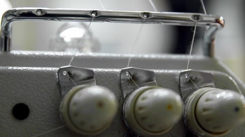 Sewing Machine Showing Process