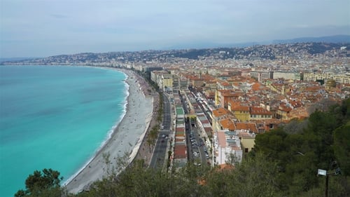Nice, Baía dos Anjos, Provence, Côte d'Azur, França