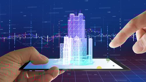 Augmented Reality City Model Display on Tablet with Data Visualization
