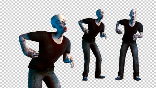 Standing Zombie Man