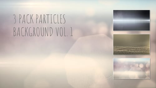 Abstract Animated Backgrounds Pack with Bokeh and Particles