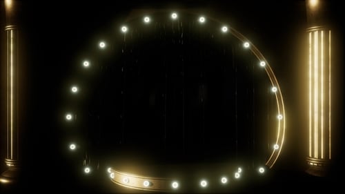 Velvet Curtain Stage