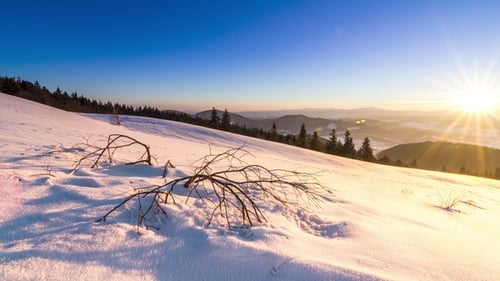 Mountain Winter Landscape
