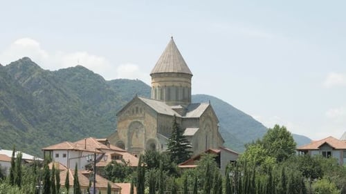 Georgian Monastery in City Mtskheta