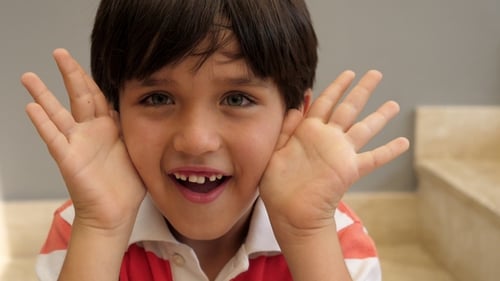 Kid Playing Surprise Game