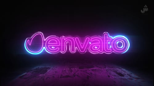 Neon Logo Reveal
