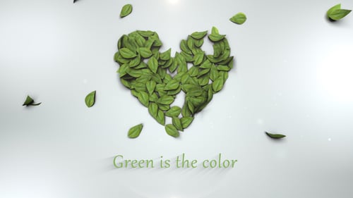 Short Green Intro Mogrt