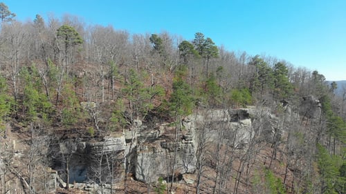 Aerial of Mountain Terrain