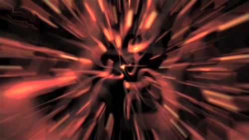 Dynamic Abstract Red Light Streaks Motion Background