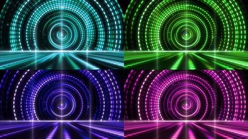 Retro Stage Awards Lighting Background 01