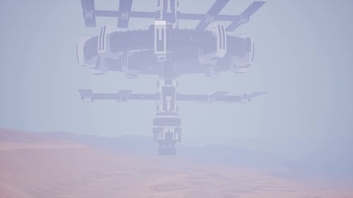 Kolonie auf dem Mars Planet
