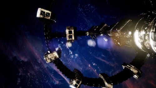 Astronaute et Station spatiale internationale