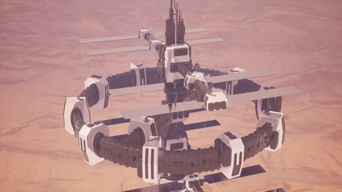 Colony sur la planète Mars
