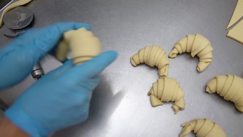 Making Croissants in a Professional Kitchen