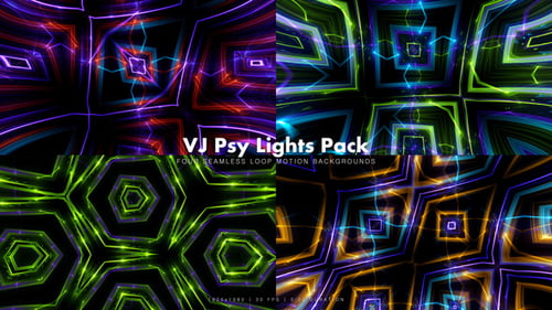 Pack de lumières VJ Psy