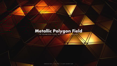 Metallic Polygon Field 2