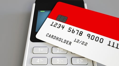 Contactless Credit Card Payment Approved on POS Terminal