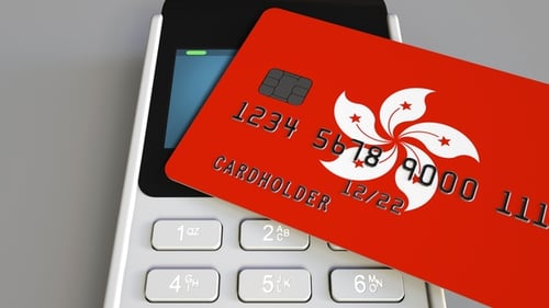 Contactless Credit Card Payment Approved on POS Terminal