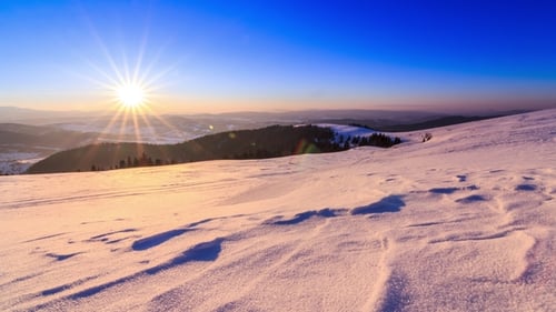 Mountain Winter Landscape