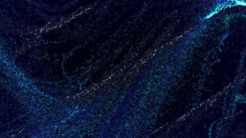 Dynamic Abstract Particle Flowing Background