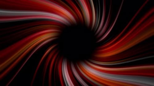 Dynamic Swirling Vortex of Red and Orange Lines Background