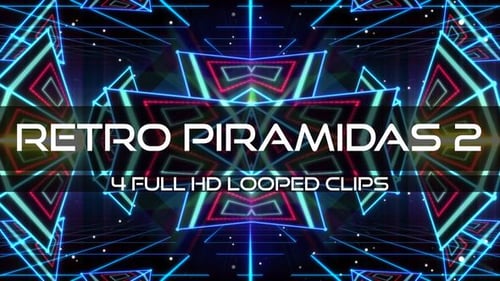 Retro Piramidas 2 VJ Loop