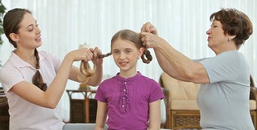 Cute Girl With Braids