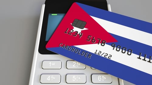 Contactless Payment Terminal Credit Card Approval Animation
