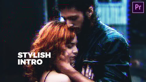 Dynamic Glitch Style Promo Slideshow