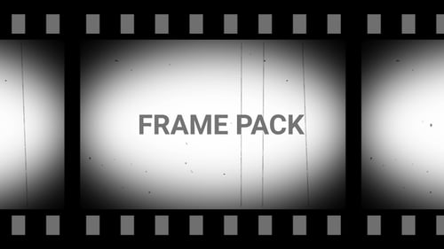 Vintage Film Strip Transition Frame Pack