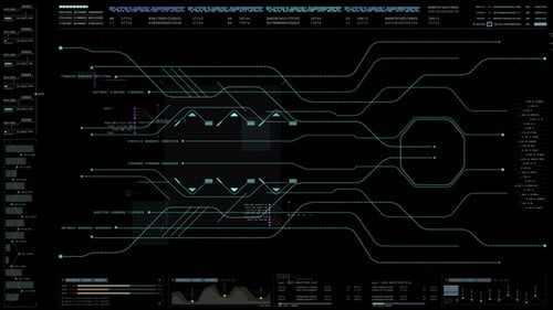 Futuristic User Interface Head Up Display 04