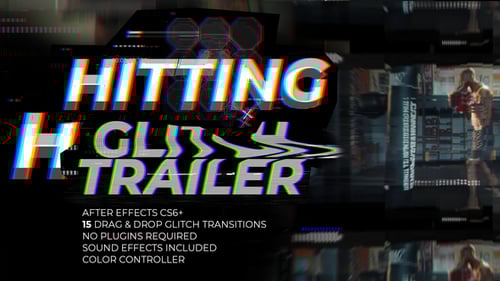 Aggressive Glitch Digital Trailer Intro