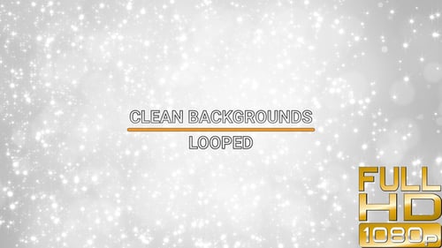 Clean Shimmering Glitter Particle Loop Backgrounds Pack