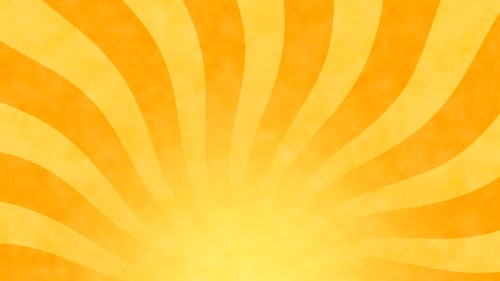 Animated Wavy Sunburst Background with Retro Texture