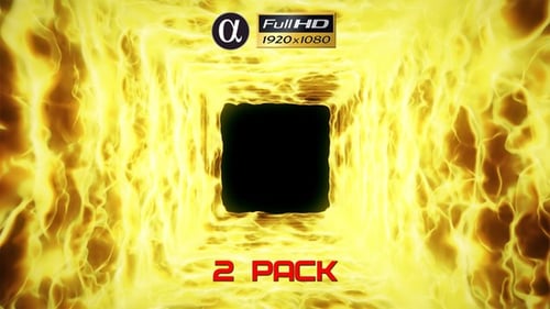 Feuer-Tunnel, rechteckig, 2